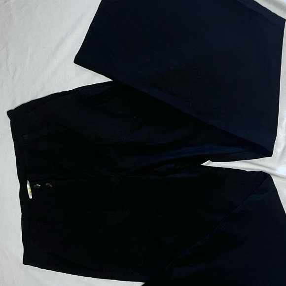 Anthropologie Black Wide Leg Pants - Picture 8 of 10